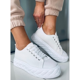 BM Zapatillas de mujer Agila Blanco 5