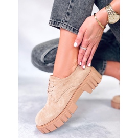 BM Mocasín plataforma ante Kaki Amparo beige 4