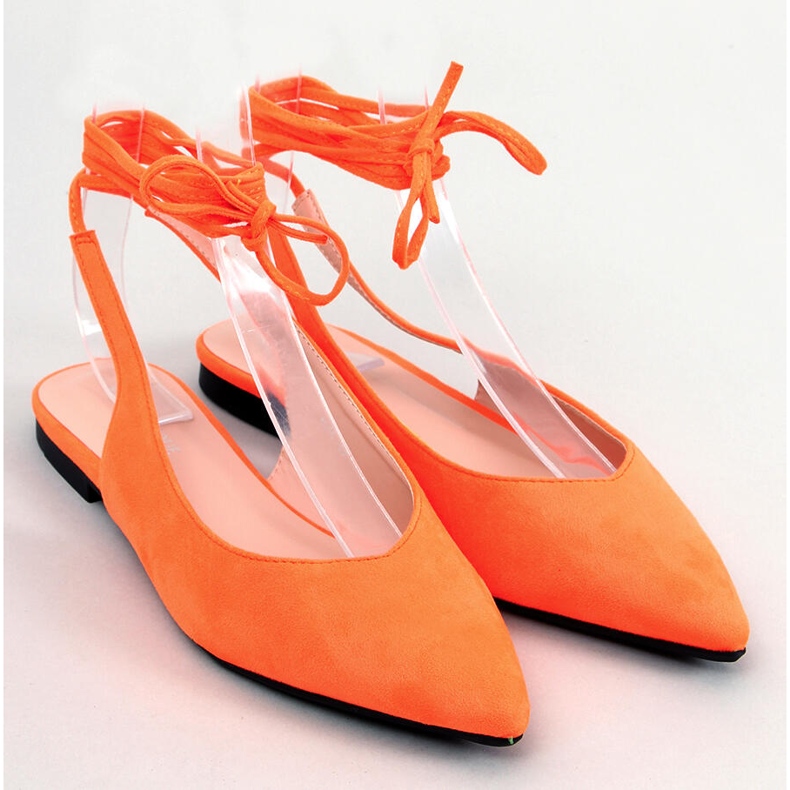 BM Bailarinas con cordones Dentoni Orange naranja 1 BM Bailarinas con cordones Dentoni Orange naranja 1