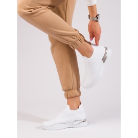 Deportivas de tejido ligero Shelovet blanco 3