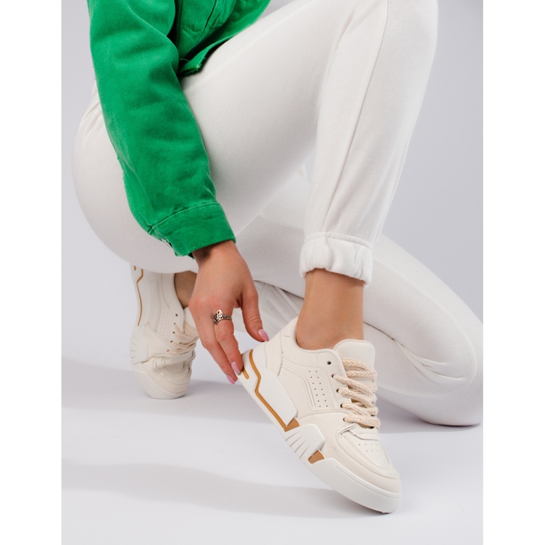 Deportivas mujer Shelovet beige 1