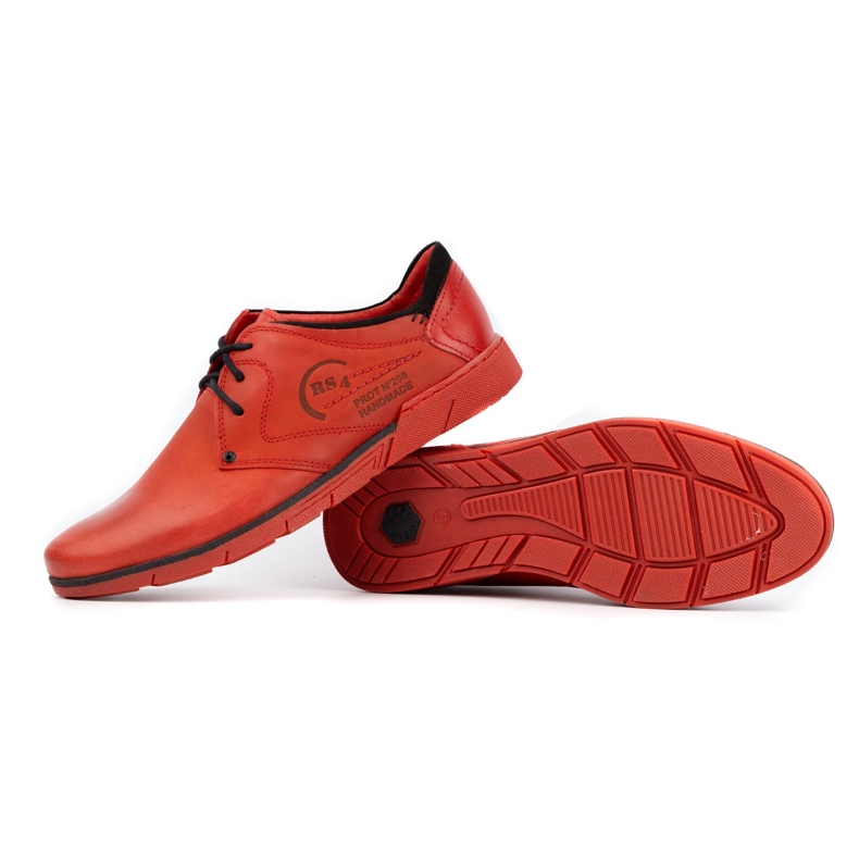 Polbut Zapato piel hombre 2103 rojo 3