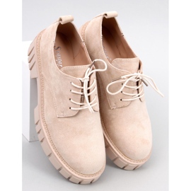 PA1 Mocasín plataforma ante de Amparo Beige 2