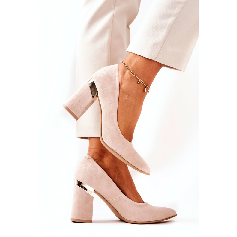 Lewski Shoes Zapatos De Salón De Ante Lewski 3117 Beige 2