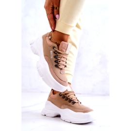 Zapatillas deportivas de mujer Sneakers Big Star JJ274A222 Beige 4