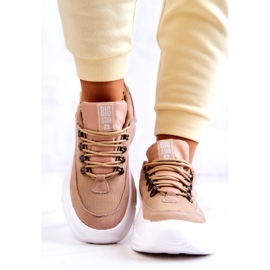Zapatillas deportivas de mujer Sneakers Big Star JJ274A222 Beige 5