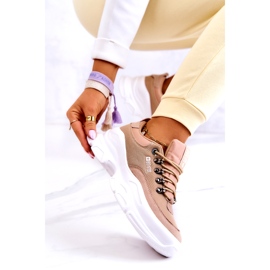 Zapatillas deportivas de mujer Sneakers Big Star JJ274A222 Beige 7
