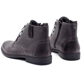 Polbut Zapatos de invierno para hombre gris C20 4