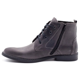 Polbut Zapatos de invierno para hombre gris C20 1