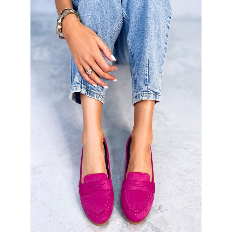 Mocasines Mujer Ponchet Fucsia rosa 1