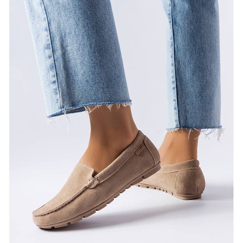 Mocasines piel beige Big Star JJ274658 1