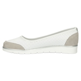 Bailarinas de mujer en piel calada Filippo Dp4524/23 blanco 7