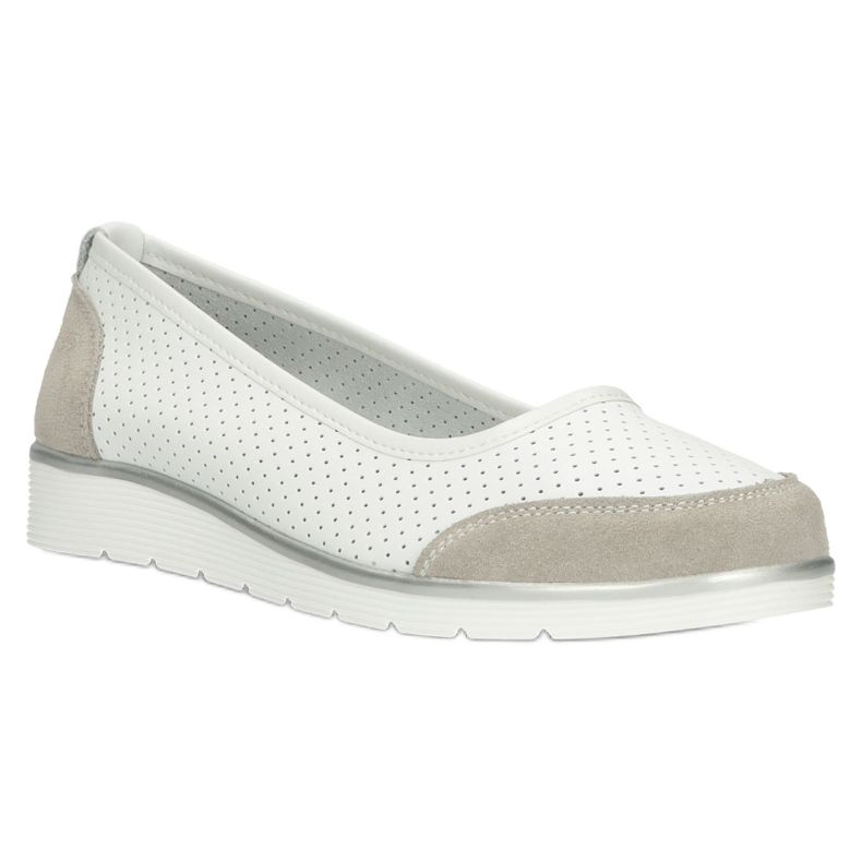 Bailarinas de mujer en piel calada Filippo Dp4524/23 blanco 5 Bailarinas de mujer en piel calada Filippo Dp4524/23 blanco 5