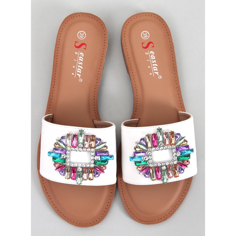 BM Chanclas Lowell Piedra color White blanco 1