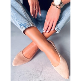 BM Bailarinas Keys Khaki plantilla piel beige 3