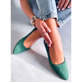 BM Bailarinas Keys plantilla piel verde 3