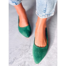 BM Bailarinas Keys plantilla piel verde 4