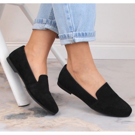 Slip-on cómodos piel ante negro S.Barski LR29515 2
