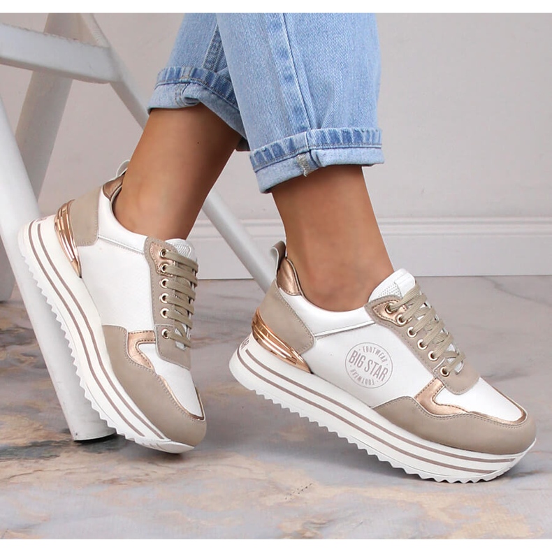 Zapatos deportivos de mujer zapatillas con plataforma multicolor Big Star LL274584 1 Zapatos deportivos de mujer zapatillas con plataforma multicolor Big Star LL274584 1