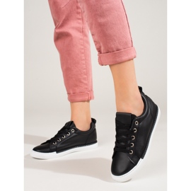 Shelovet zapatillas clásicas negras de mujer negro 2