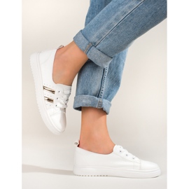 Zapatillas deportivas mujer Shelovet zapatillas blancas blanco 2