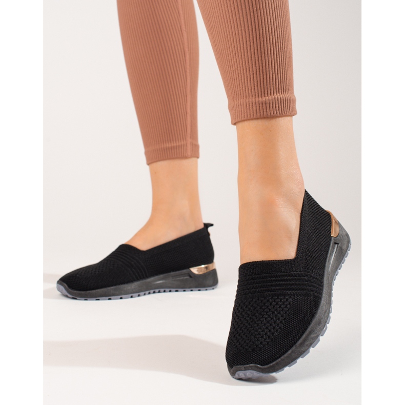 Deportivas Shelovet caladas negras para mujer negro 1