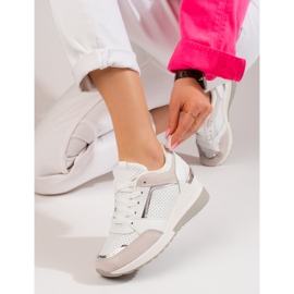 Deportivas de mujer Shelovet blancas con cuña blanco 1 Deportivas de mujer Shelovet blancas con cuña blanco 1