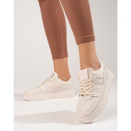 Deportivas mujer Shelovet beige 1
