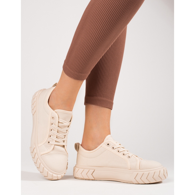 Deportivas de mujer Shelovet beige 1 Deportivas de mujer Shelovet beige 1