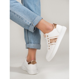 Deportivas clásicas de mujer blancas Shelovet blanco 3