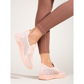 SHELOVET Deportivas ligeras de mujer en textil rosa T.Sokolski rosado 1
