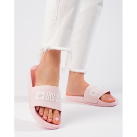 Clásicas zapatillas de casa de mujer rosa Big Star FF274A201600 2