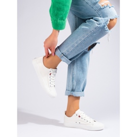 Sneakers blancas de mujer Big Star JJ274001 blanco 1