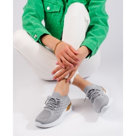 Zapatillas caladas grises de Shelovet 1