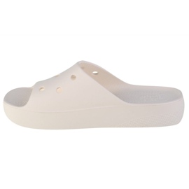 Chanclas Crocs Classic Platform Slide 208180-100 blanco 1 Chanclas Crocs Classic Platform Slide 208180-100 blanco 1