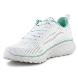 Skechers Bobs Squad Chaos Parallel Lines Zapatos W 117212-OFWT blanco 2
