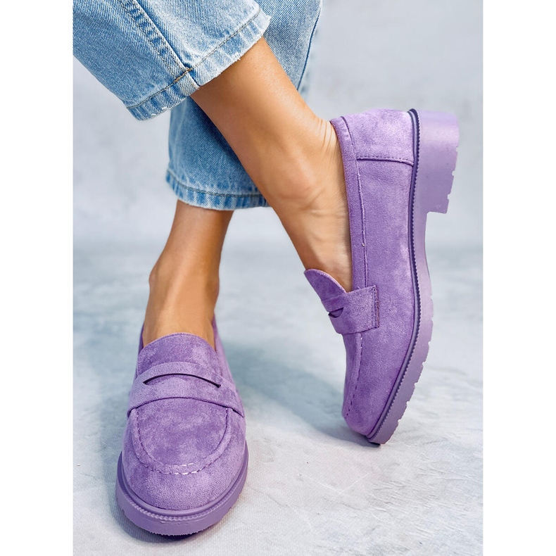 BM Mocasines mujer Dawson Morado púrpura 1