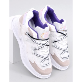 BM zapatillas blancas Farey beige 1