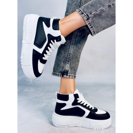 BM zapatillas altas Storm NEGRO/BLANCO 2