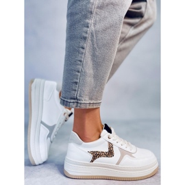 BM zapatillas blancas con plataforma Boyd blanco 4