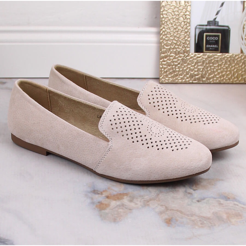 Slip-on cómodas piel ante beige S.Barski LR29515 2