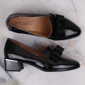 Zapatos lacados negros para mujer en bloque McKeylor 10871 6