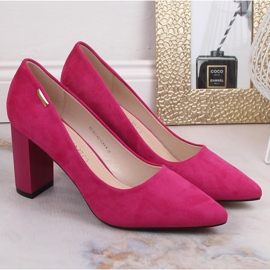 Salones mujer ante fucsia T.Sokolski W23-402 rosado 5