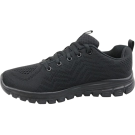 Skechers Graceful Conéctese W 12615-BBK negro 1