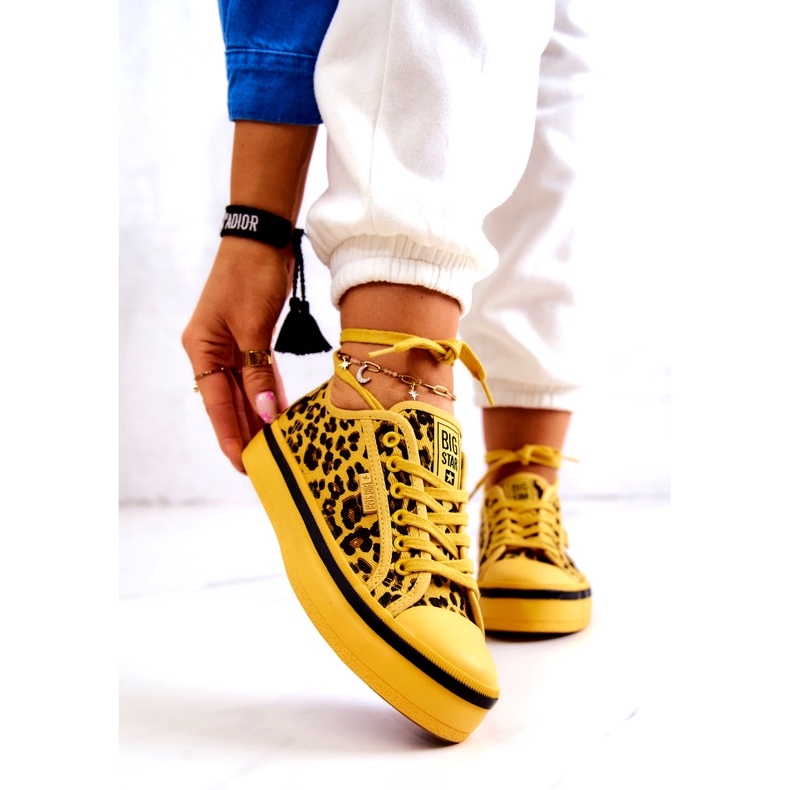 Zapatillas Mujer Pantera Big Star JJ274616 Amarillo 2