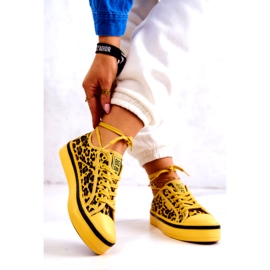 Zapatillas Mujer Pantera Big Star JJ274616 Amarillo 3