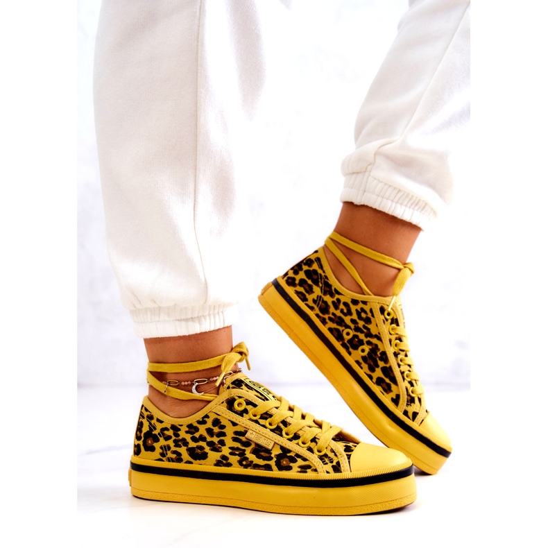 Zapatillas Mujer Pantera Big Star JJ274616 Amarillo 4