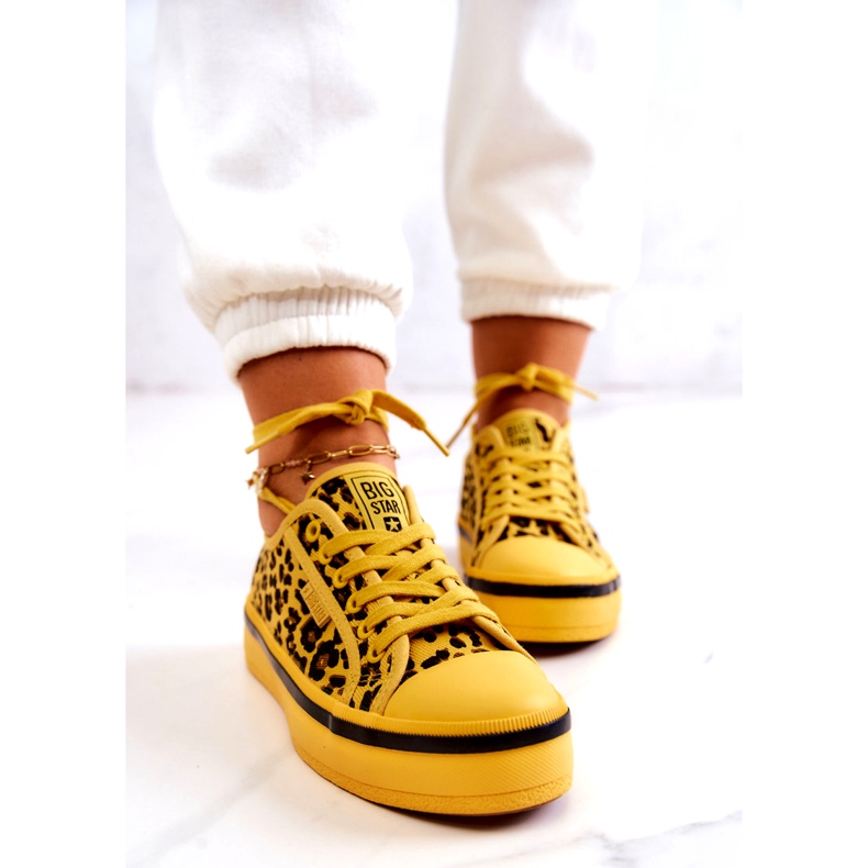 Zapatillas Mujer Pantera Big Star JJ274616 Amarillo 6