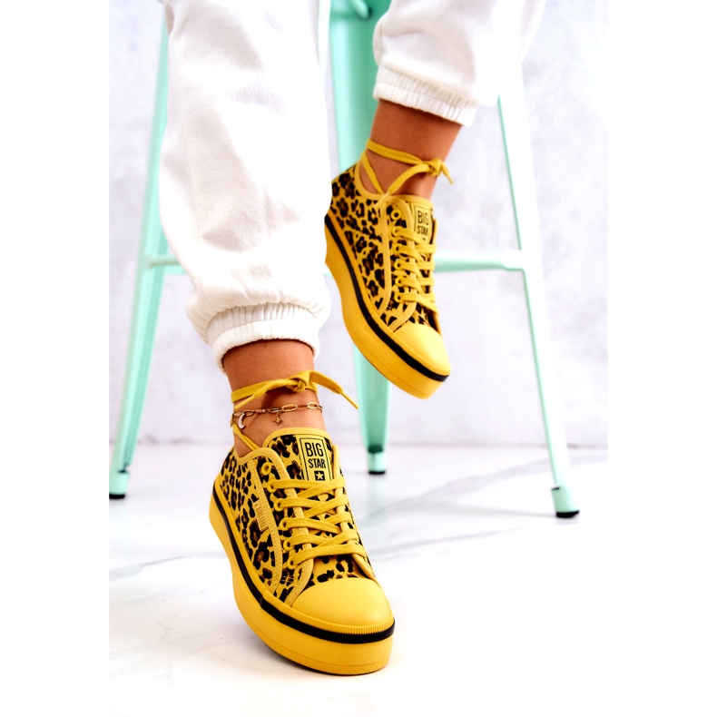 Zapatillas Mujer Pantera Big Star JJ274616 Amarillo 7