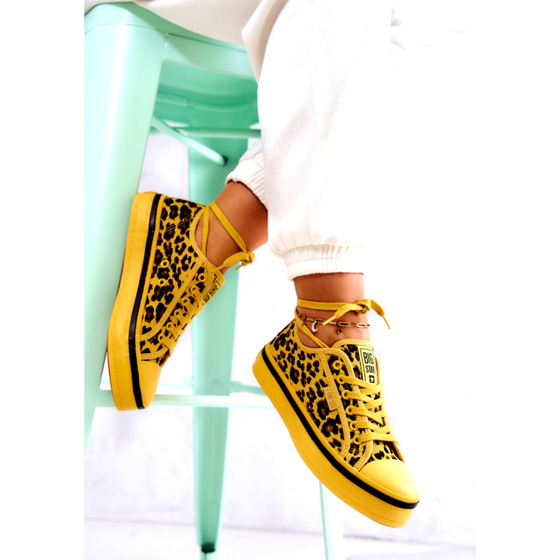 Zapatillas Mujer Pantera Big Star JJ274616 Amarillo 8